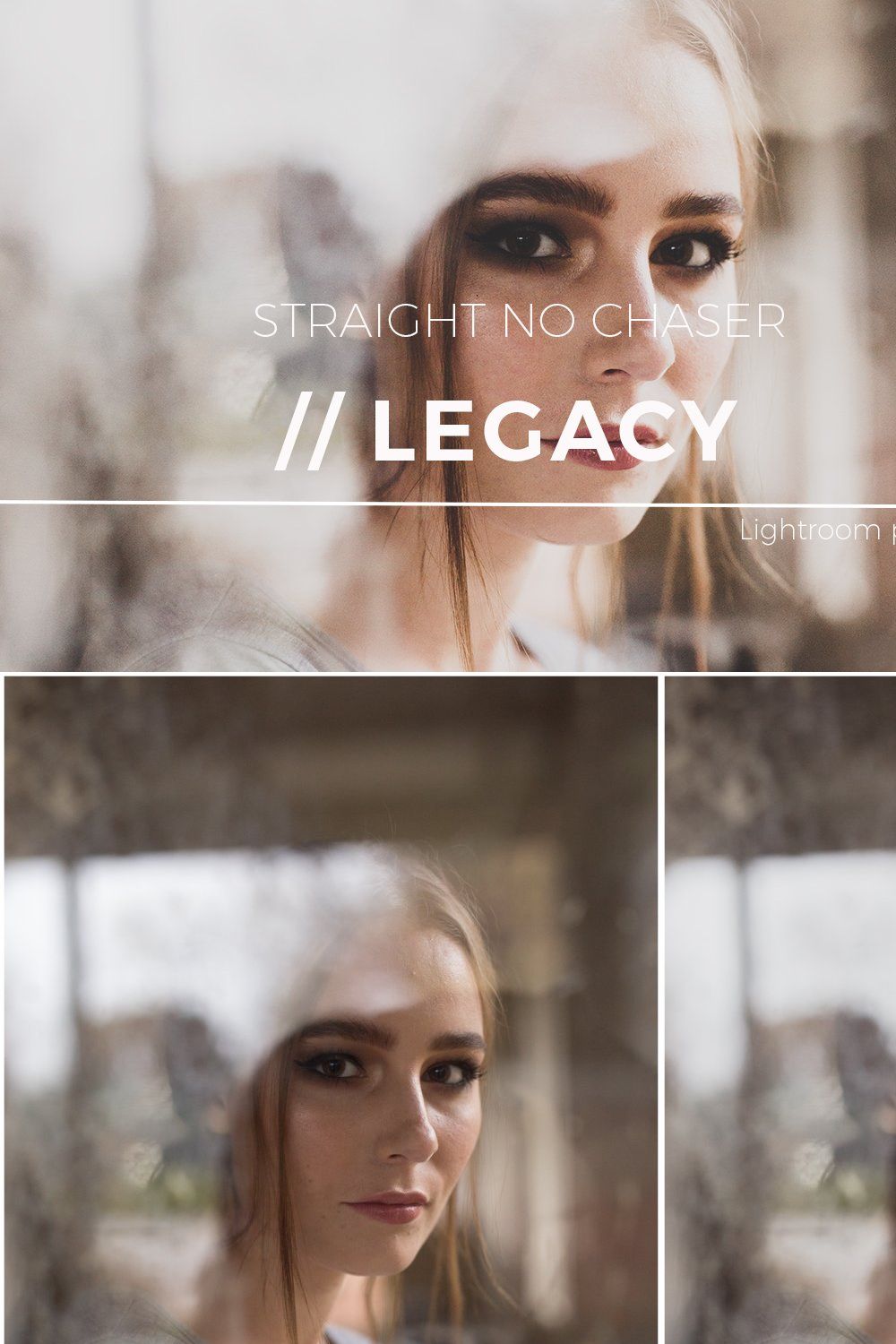 Legacy Lightroom Preset: Film tones pinterest preview image.