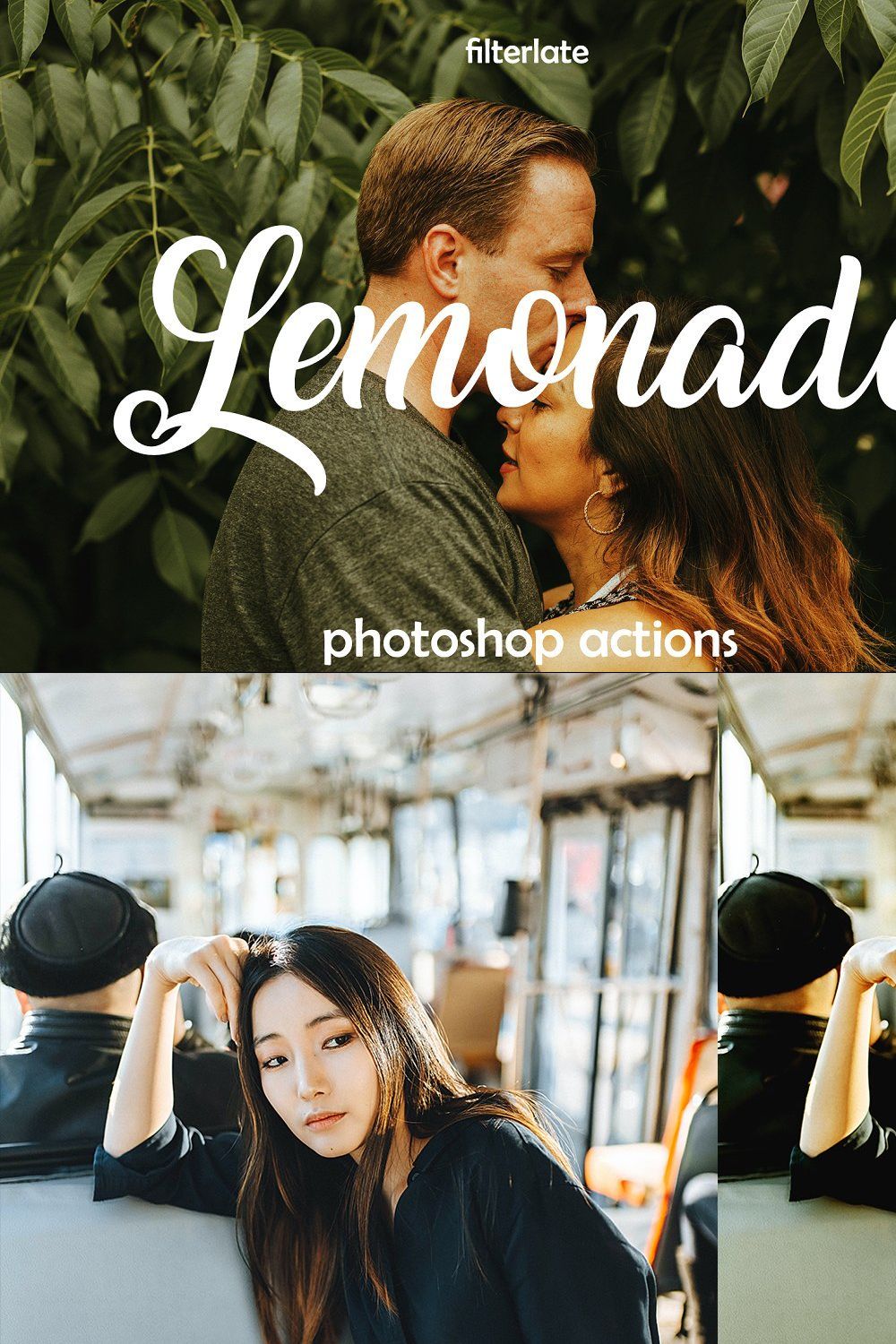 Lemonade | Photoshop Actions pinterest preview image.