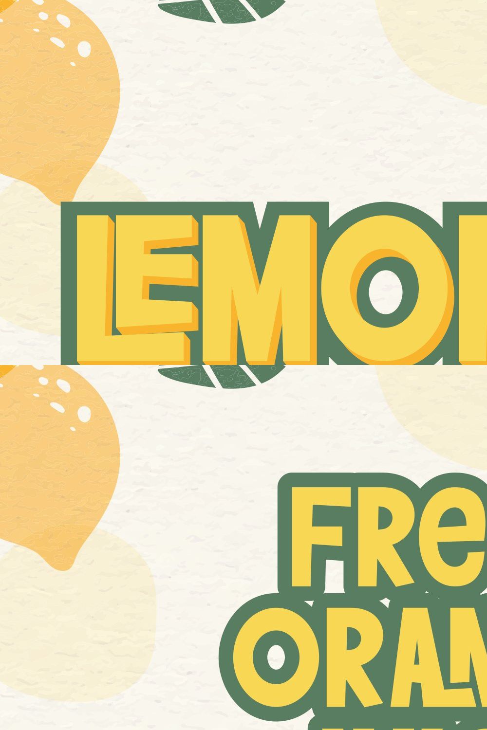 Lemonilla | Quirky Display Font pinterest preview image.