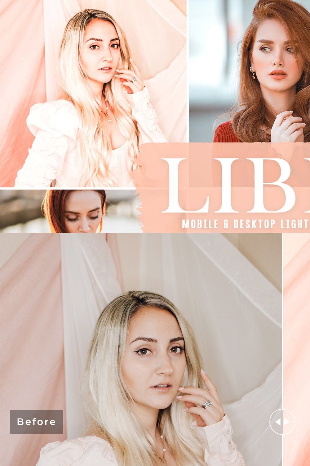 Libra Pro Lightroom Presets pinterest preview image.