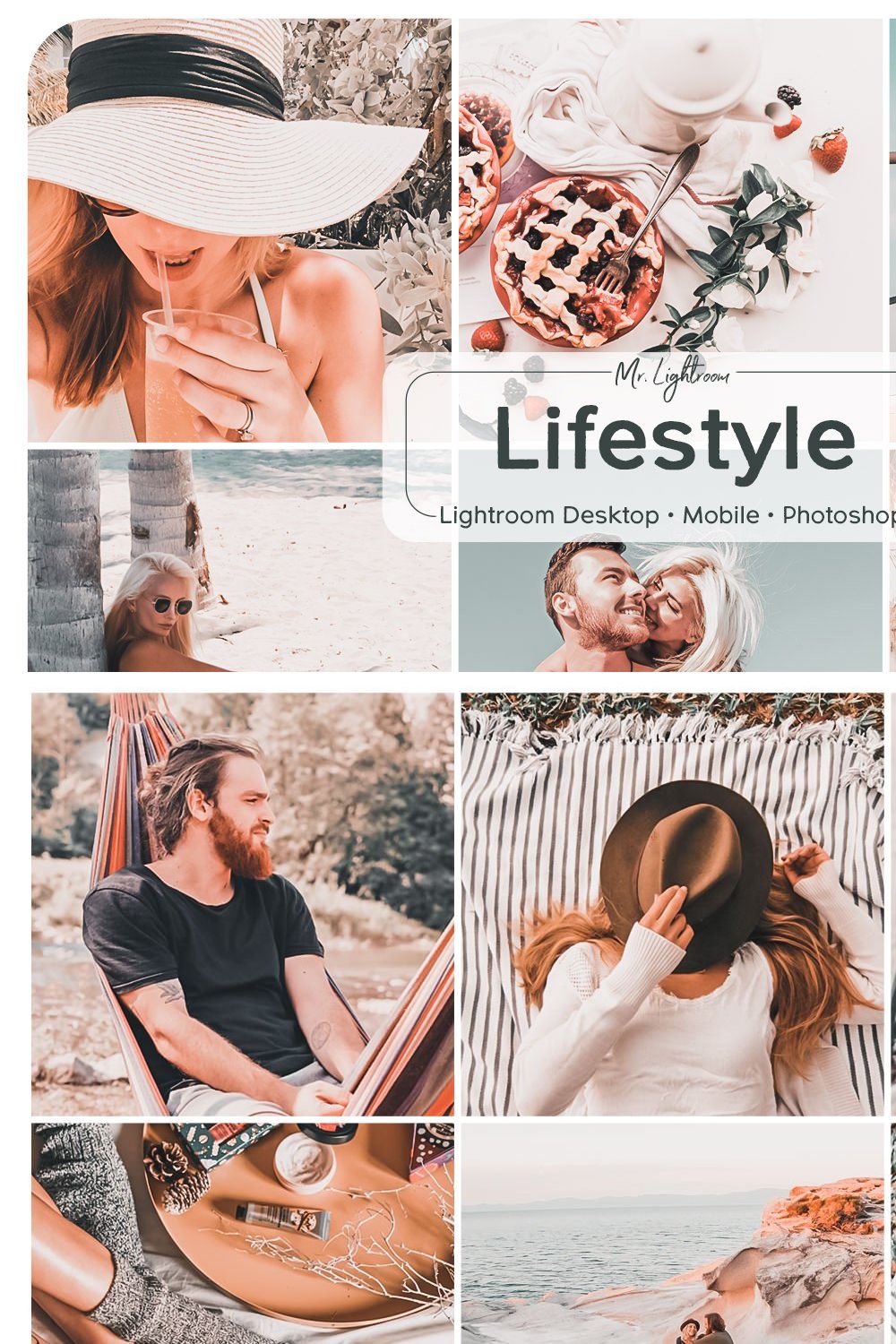 Lifestyle Lightroom Presets pinterest preview image.