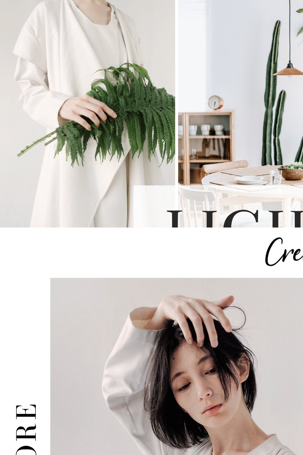 Light & Airy Mobile Lightroom Preset pinterest preview image.