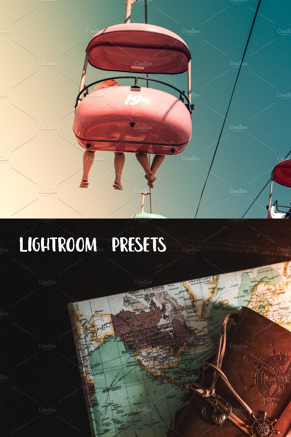 Light Leak Presets pinterest preview image.