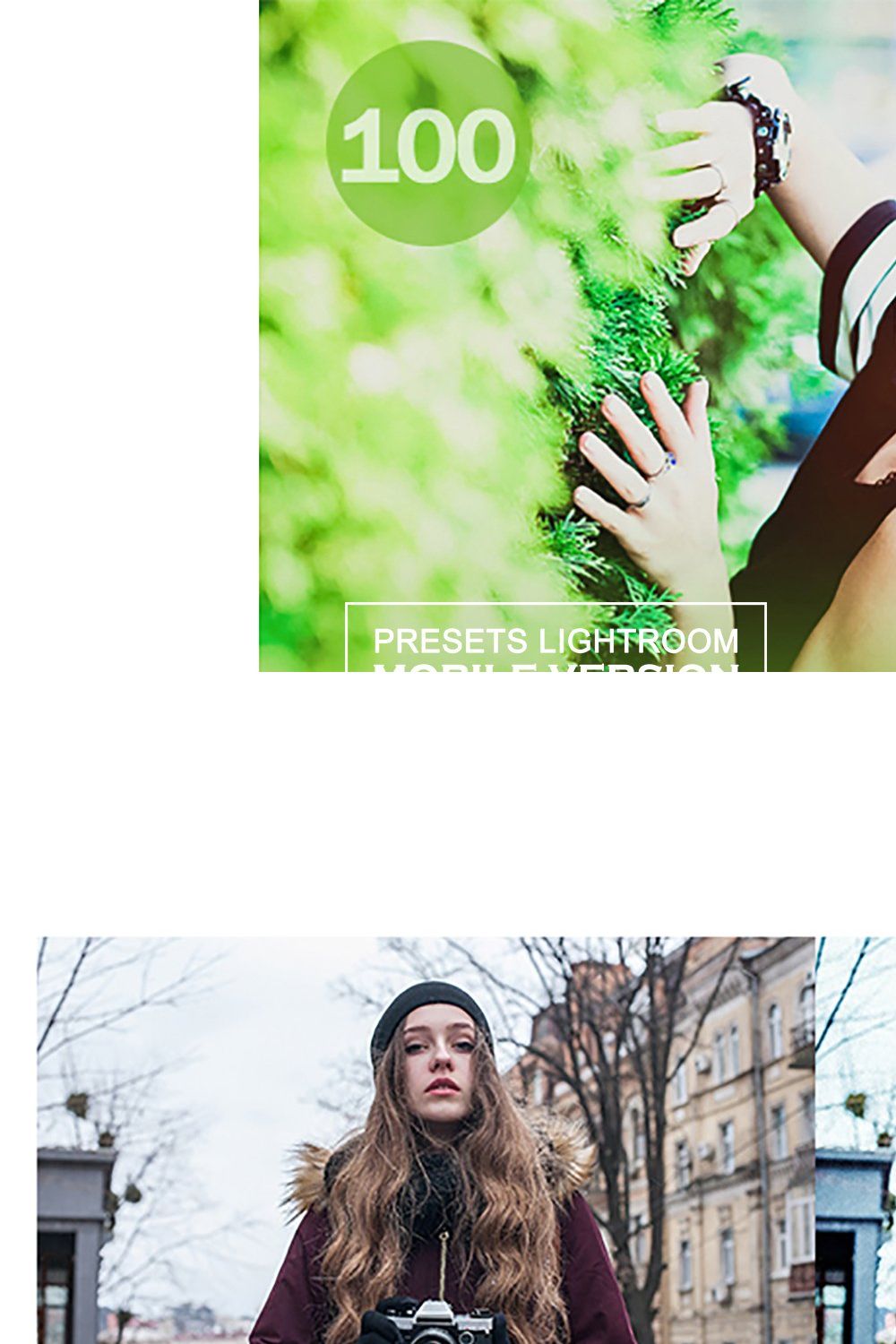 Light Lightroom Mobile Presets pinterest preview image.