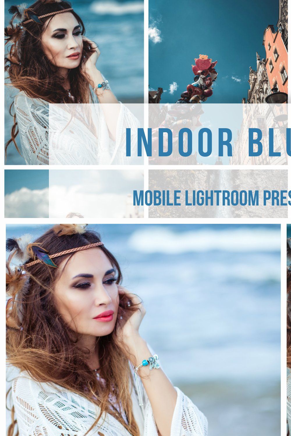 Lightroom Mobile Preset Indoor BLUE pinterest preview image.