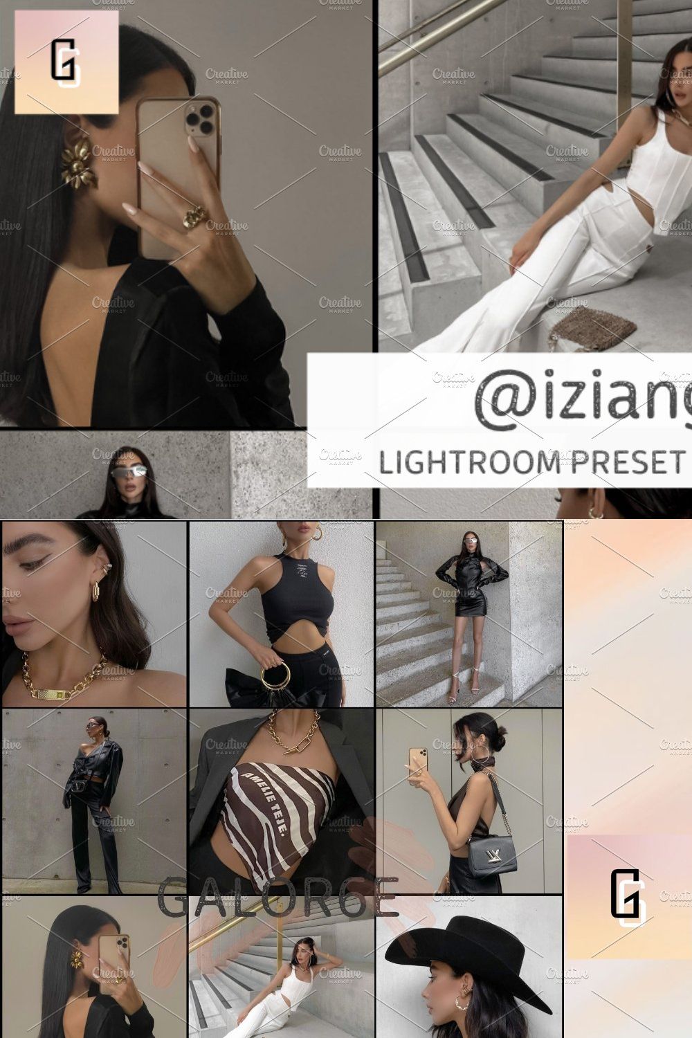 Lightroom Preset @iziangus GALOR6E pinterest preview image.