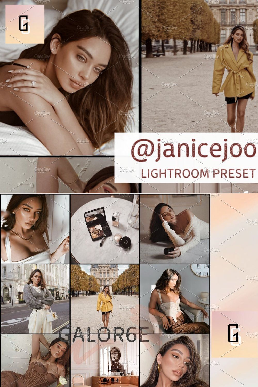 Lightroom Preset @janicejoostemaa pinterest preview image.