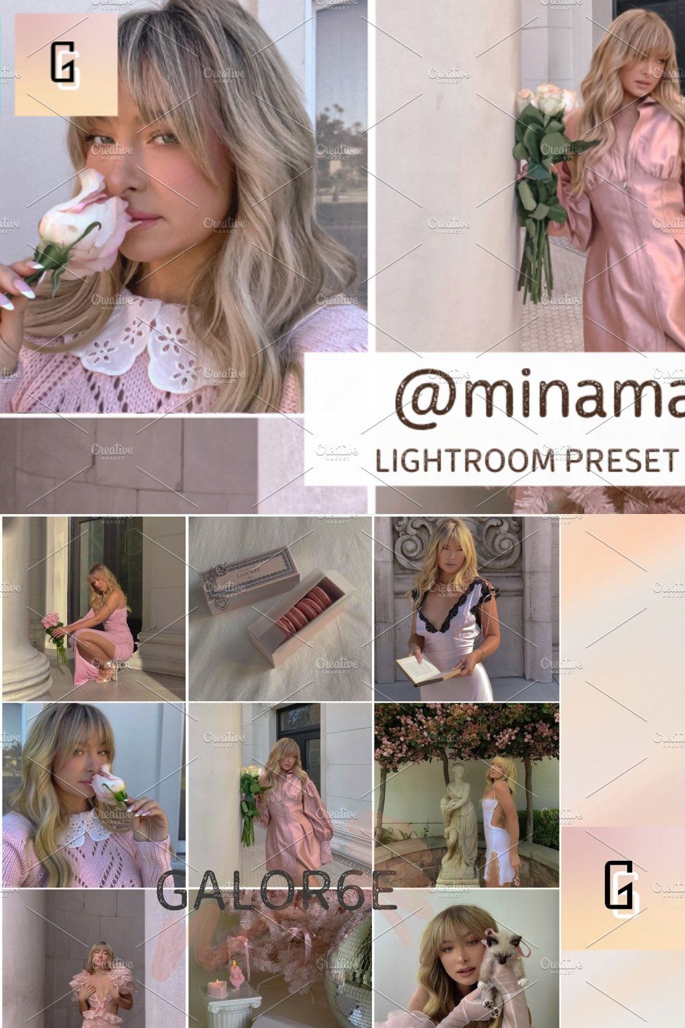 Lightroom Preset @minamarlena pinterest preview image.