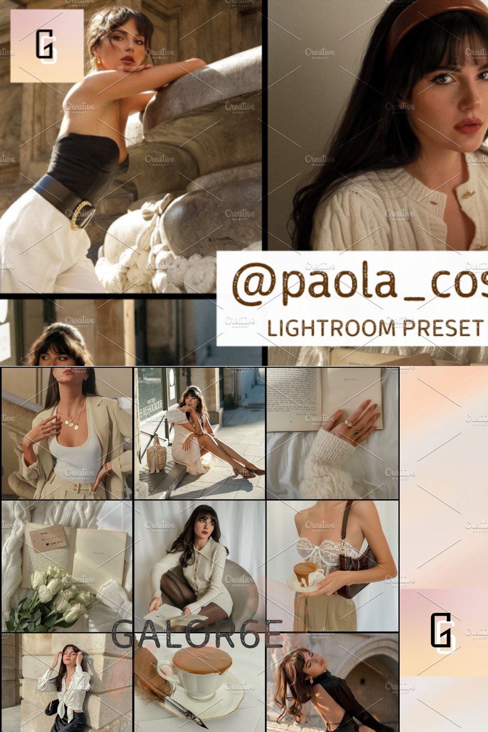 Lightroom Preset @paola_cossentino pinterest preview image.