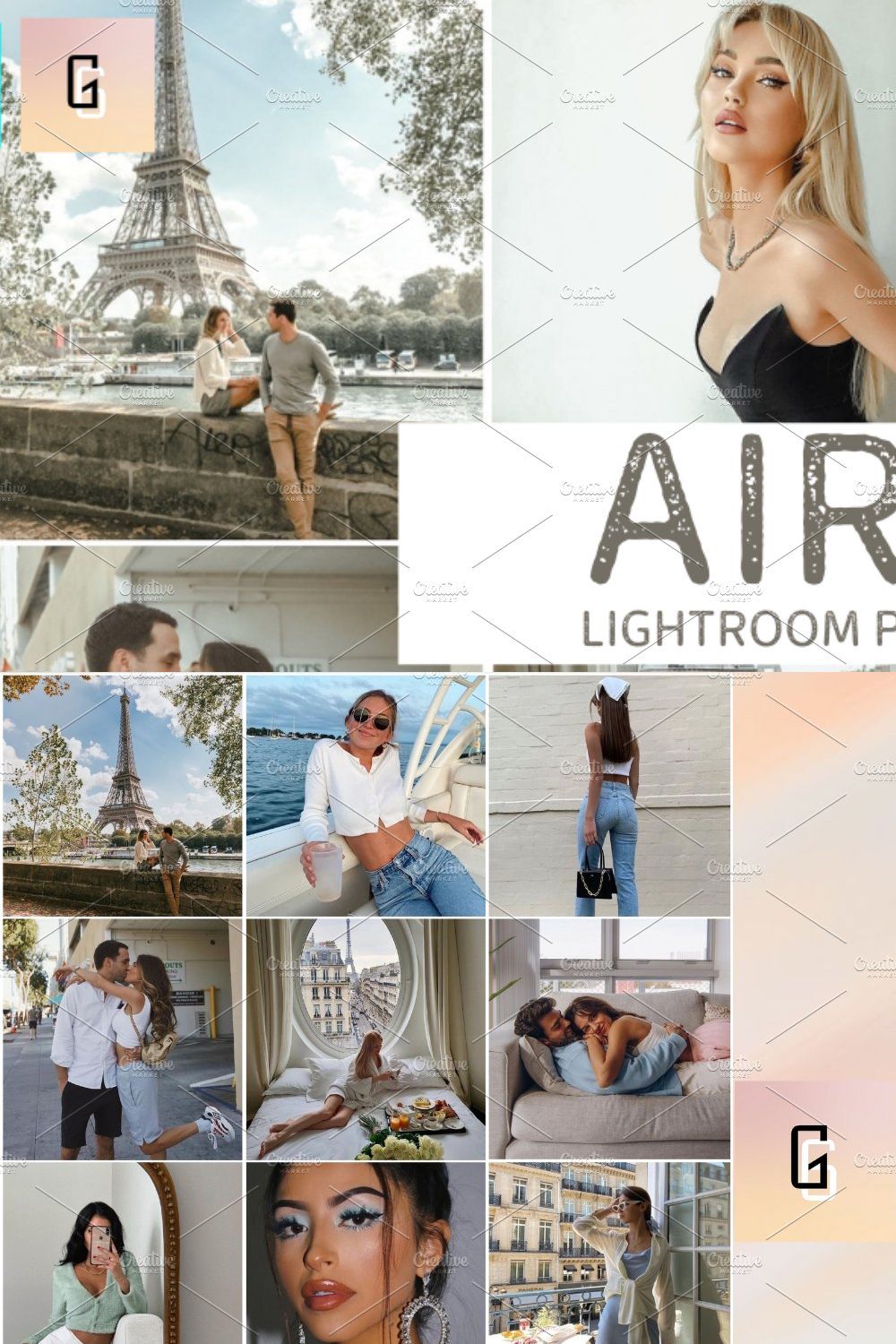 Lightroom Preset AIRY by GALOR6E pinterest preview image.