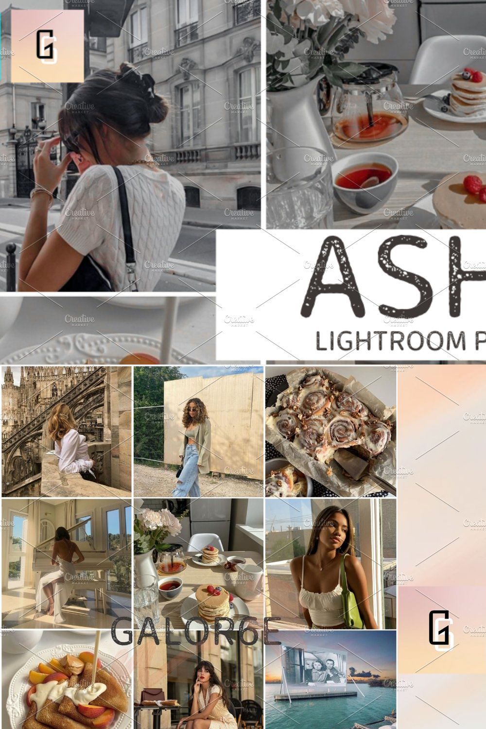 Lightroom Preset ASHY by GALOR6E pinterest preview image.