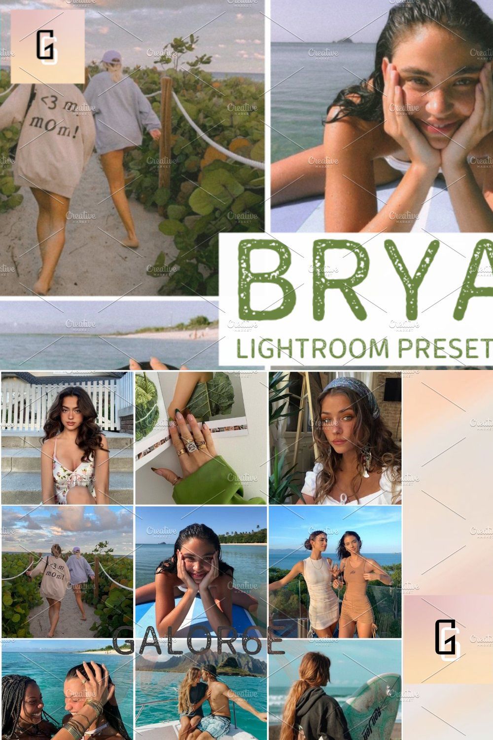 Lightroom Preset BRYANT by GALOR6E pinterest preview image.