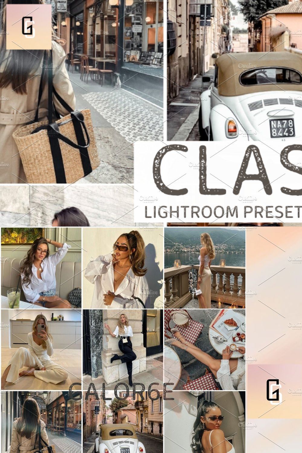 Lightroom Preset CLASSY by GALOR6E pinterest preview image.