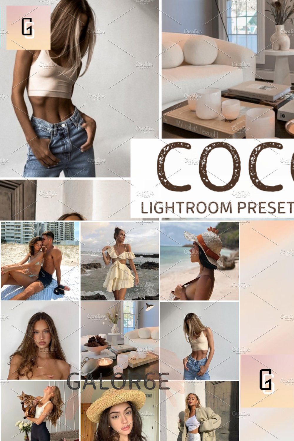 Lightroom Preset COCOA by GALOR6E pinterest preview image.