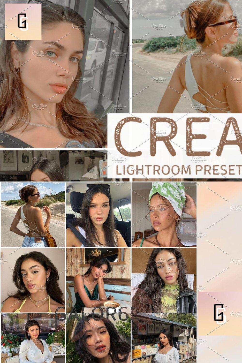 Lightroom Preset CREAMY by GALOR6E pinterest preview image.