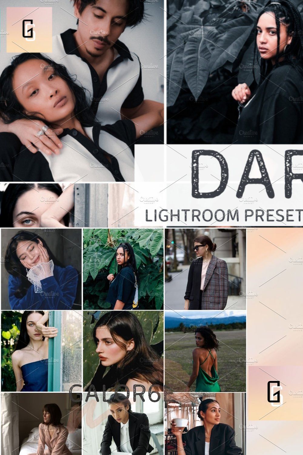 Lightroom Preset DARK by GALOR6E pinterest preview image.