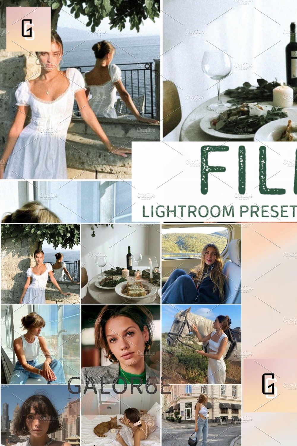 Lightroom Preset FILM by GALOR6E pinterest preview image.