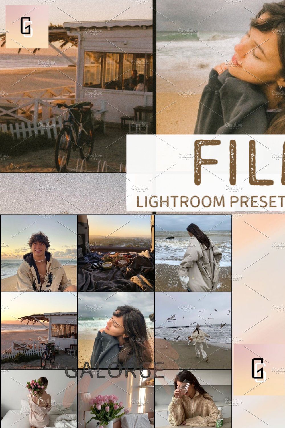 Lightroom Preset FILM by GALOR6E pinterest preview image.