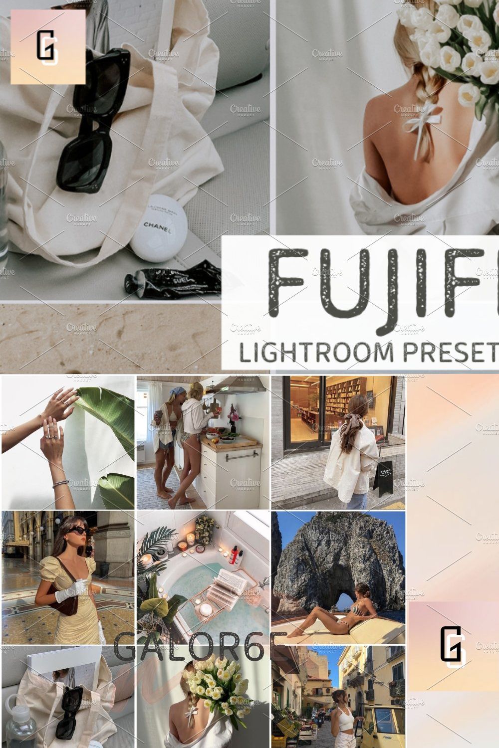 Lightroom Preset FUJIFILM by GALOR6E pinterest preview image.