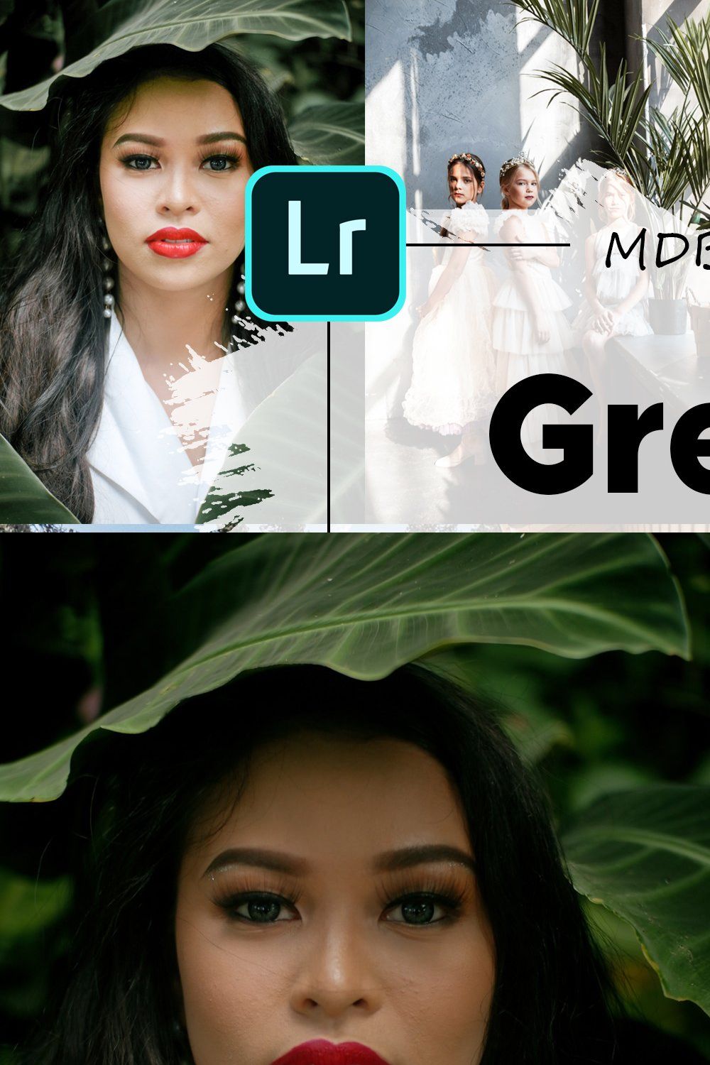 Lightroom Preset, GREEN TEA pinterest preview image.