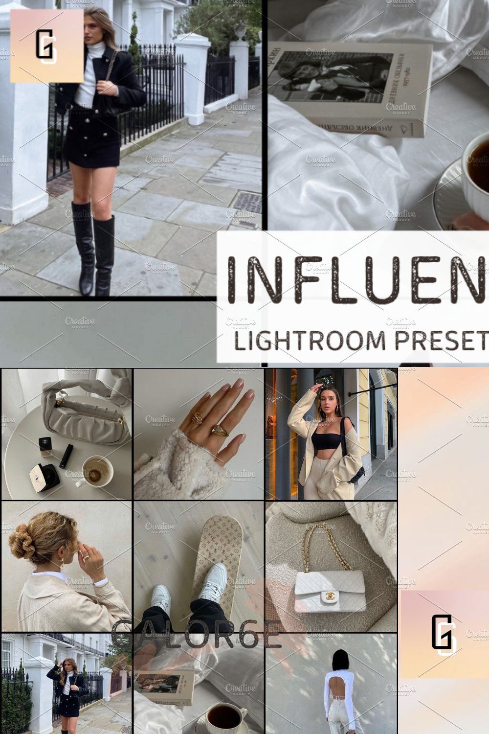 Lightroom Preset INFLUENCER GALOR6E pinterest preview image.