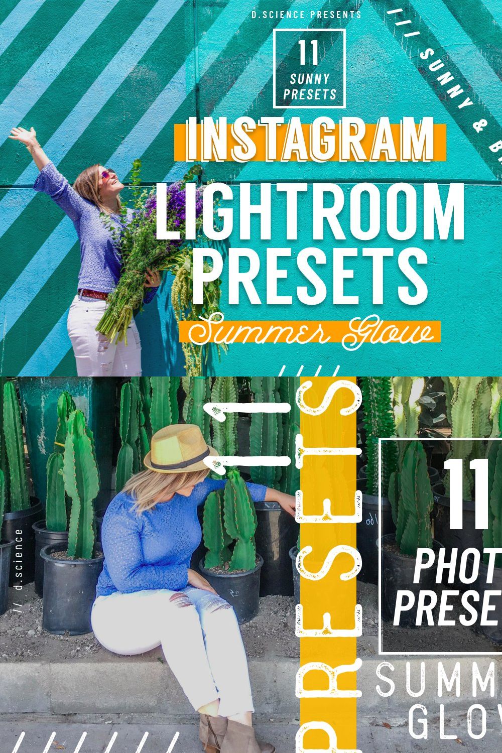 Lightroom Preset Instagram Filter pinterest preview image.