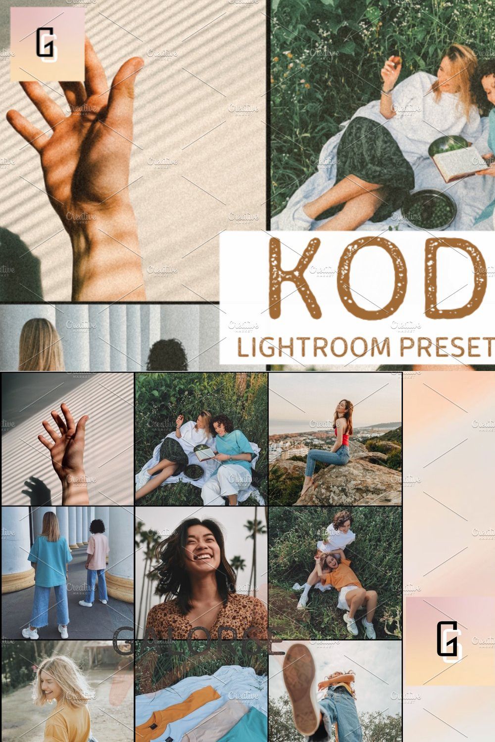 Lightroom Preset KODAK by GALOR6E pinterest preview image.