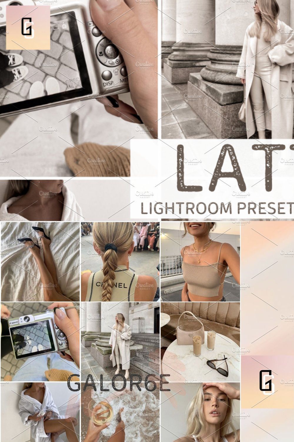 Lightroom Preset LATTE by GALOR6E pinterest preview image.