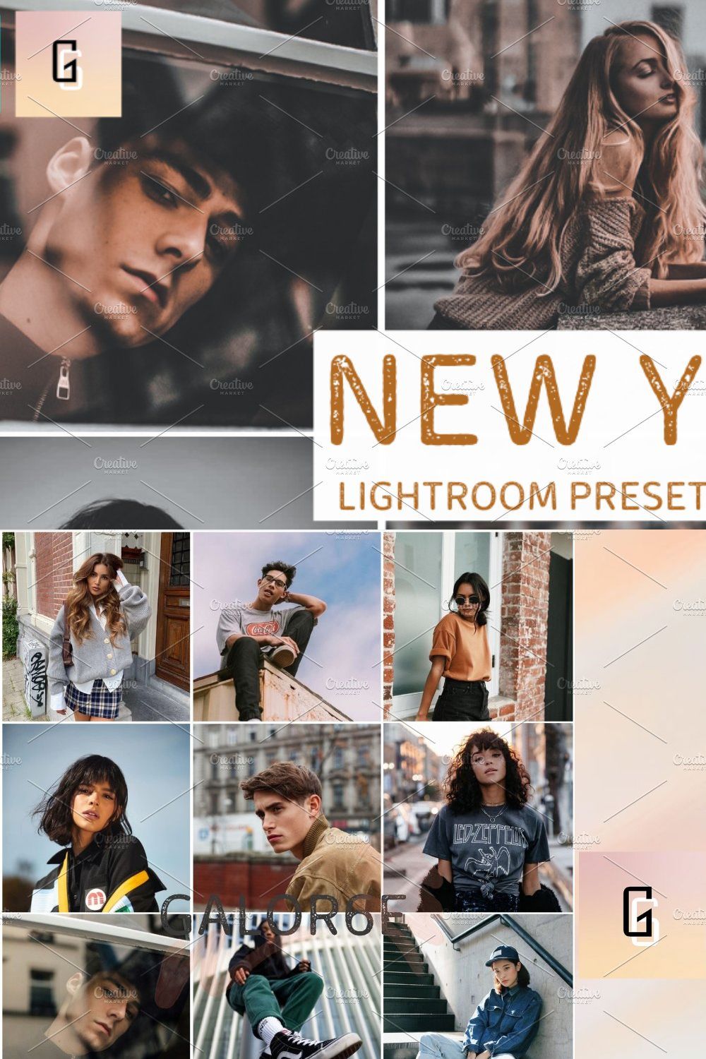 Lightroom Preset NEW YORK - GALOR6E pinterest preview image.