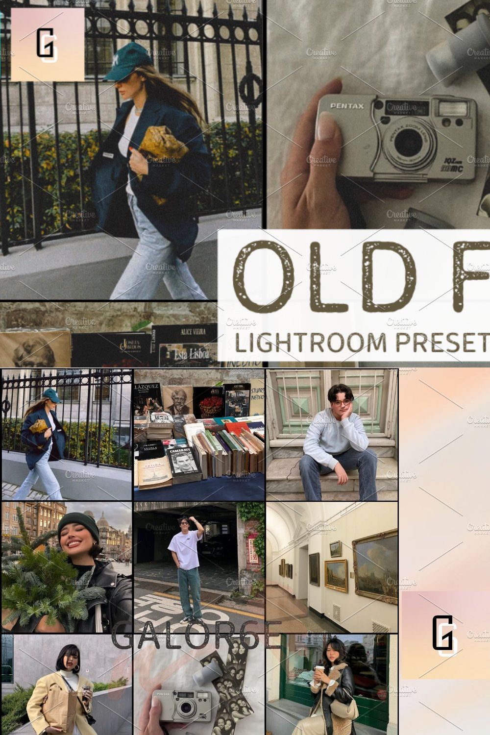 Lightroom Preset OLD FILM by GALOR6E pinterest preview image.