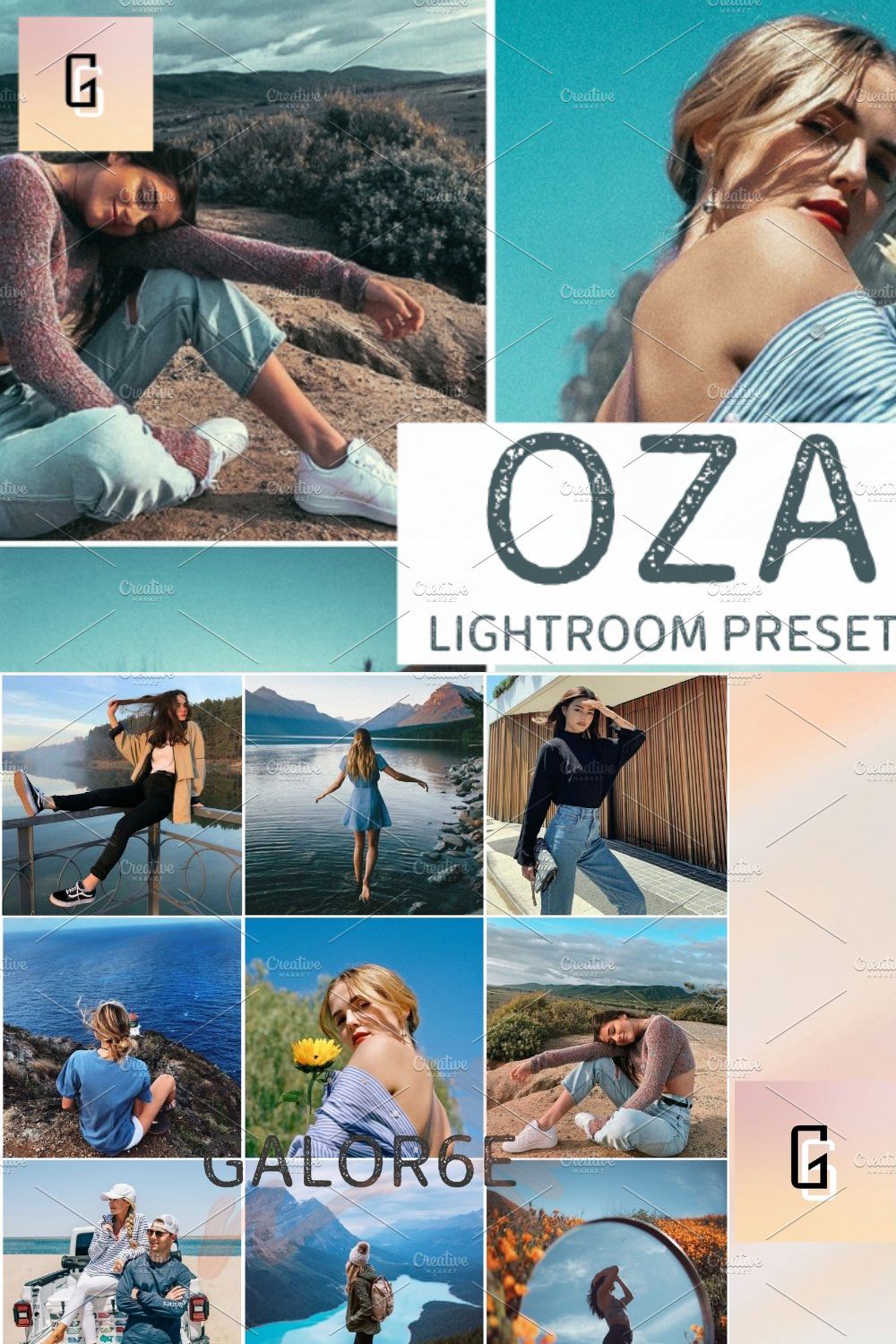 Lightroom Preset OZARK by GALOR6E pinterest preview image.