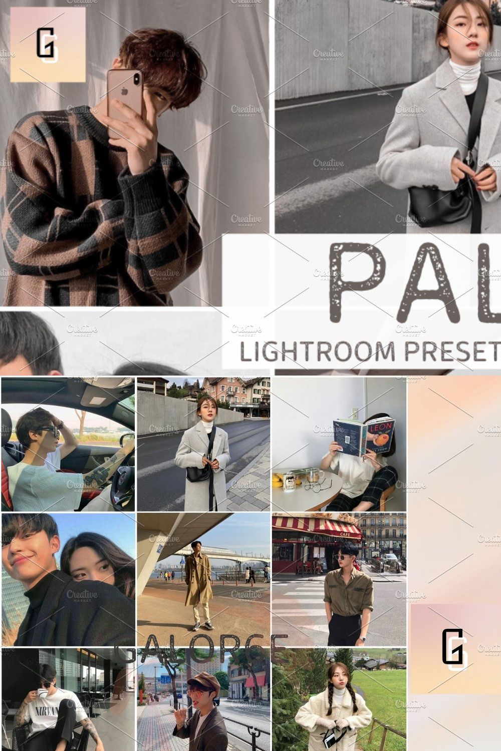 Lightroom Preset PALE by GALOR6E pinterest preview image.