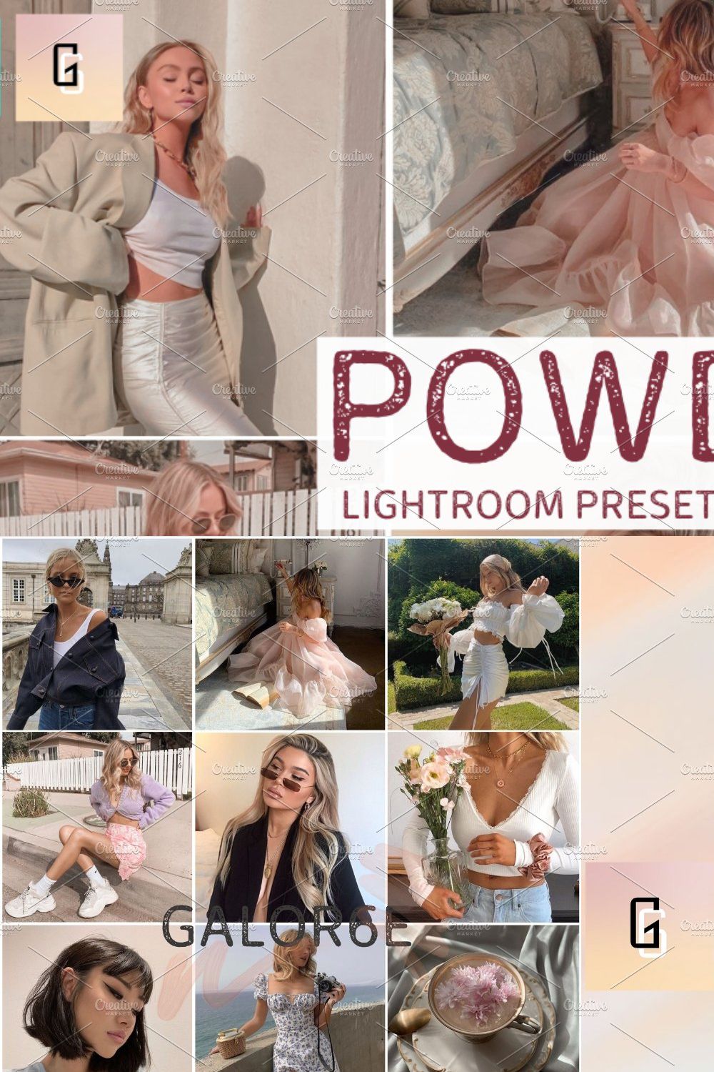 Lightroom Preset POWDER by GALOR6E pinterest preview image.