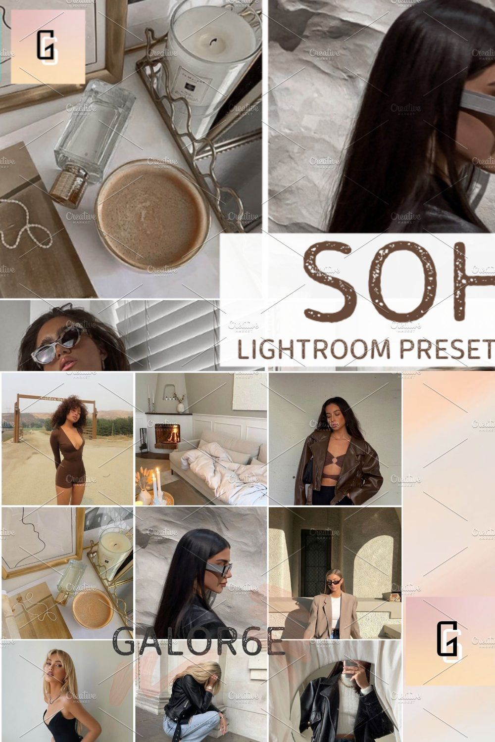 Lightroom Preset SOHO by GALOR6E pinterest preview image.