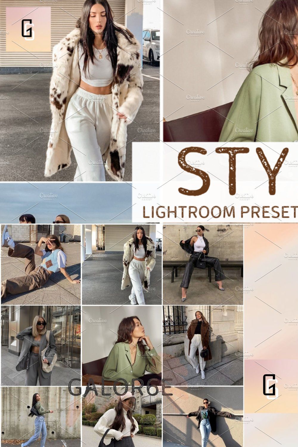 Lightroom Preset STYLE by GALOR6E pinterest preview image.