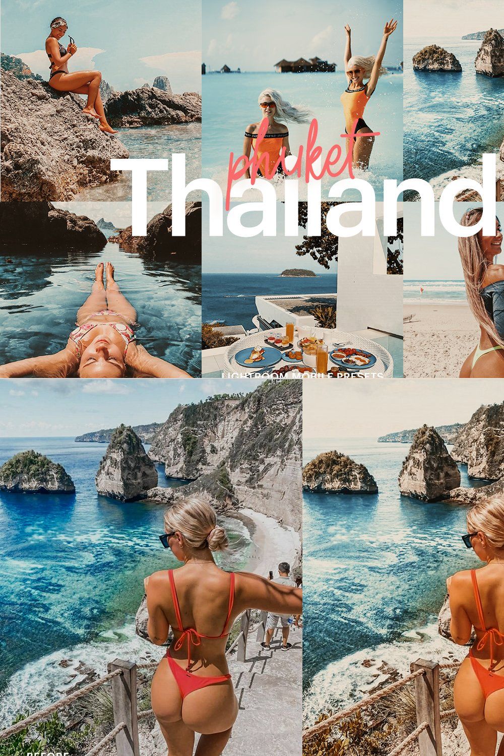 Lightroom Preset-Thailand Phuket pinterest preview image.