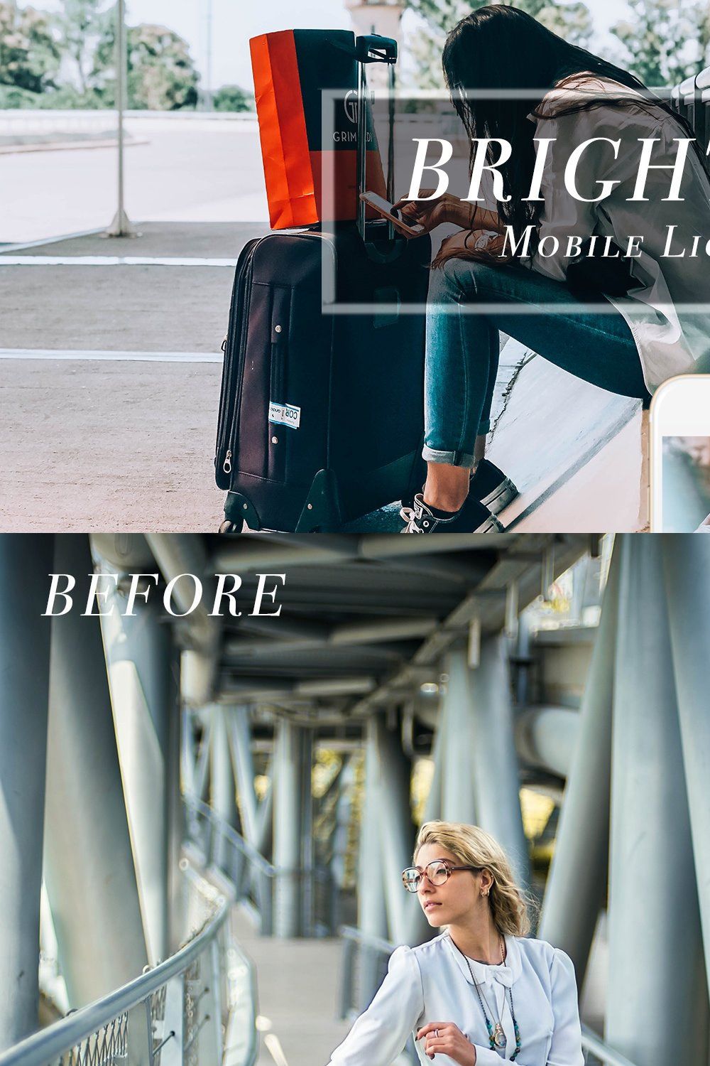 Lightroom Presets - Bright Whites pinterest preview image.