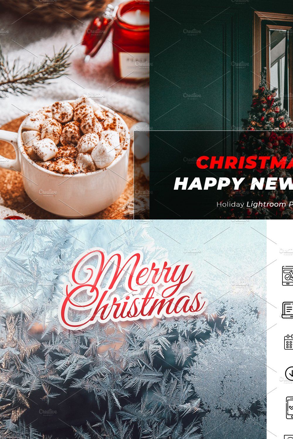 Lightroom Presets Christmas S3 pinterest preview image.