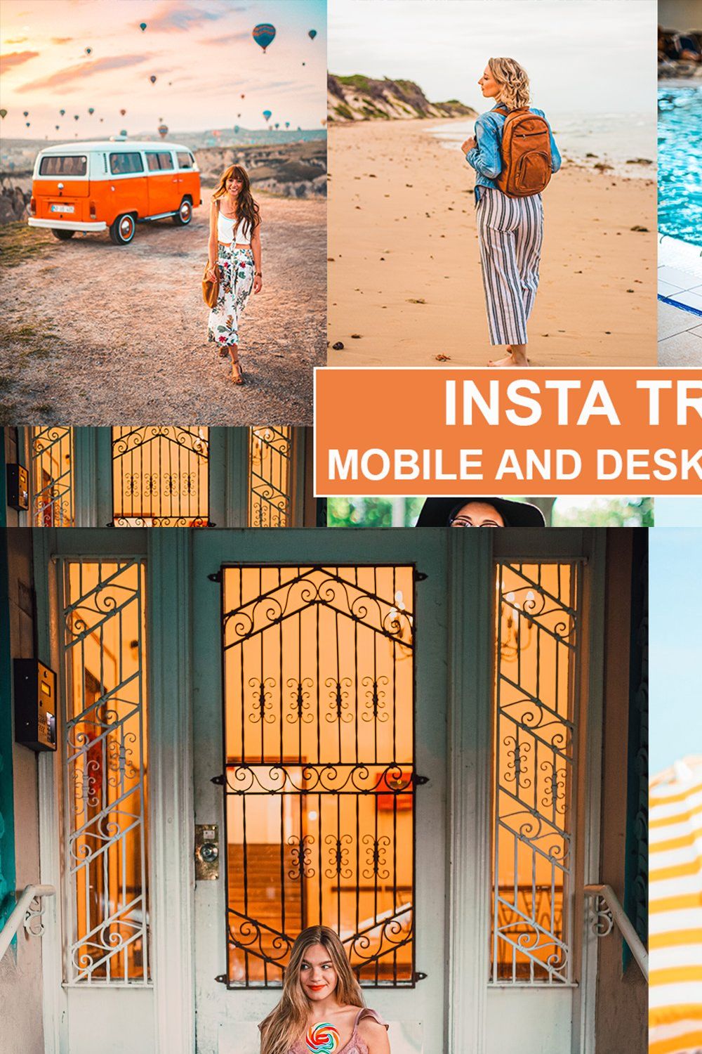 Lightroom Presets Insta Travel pinterest preview image.