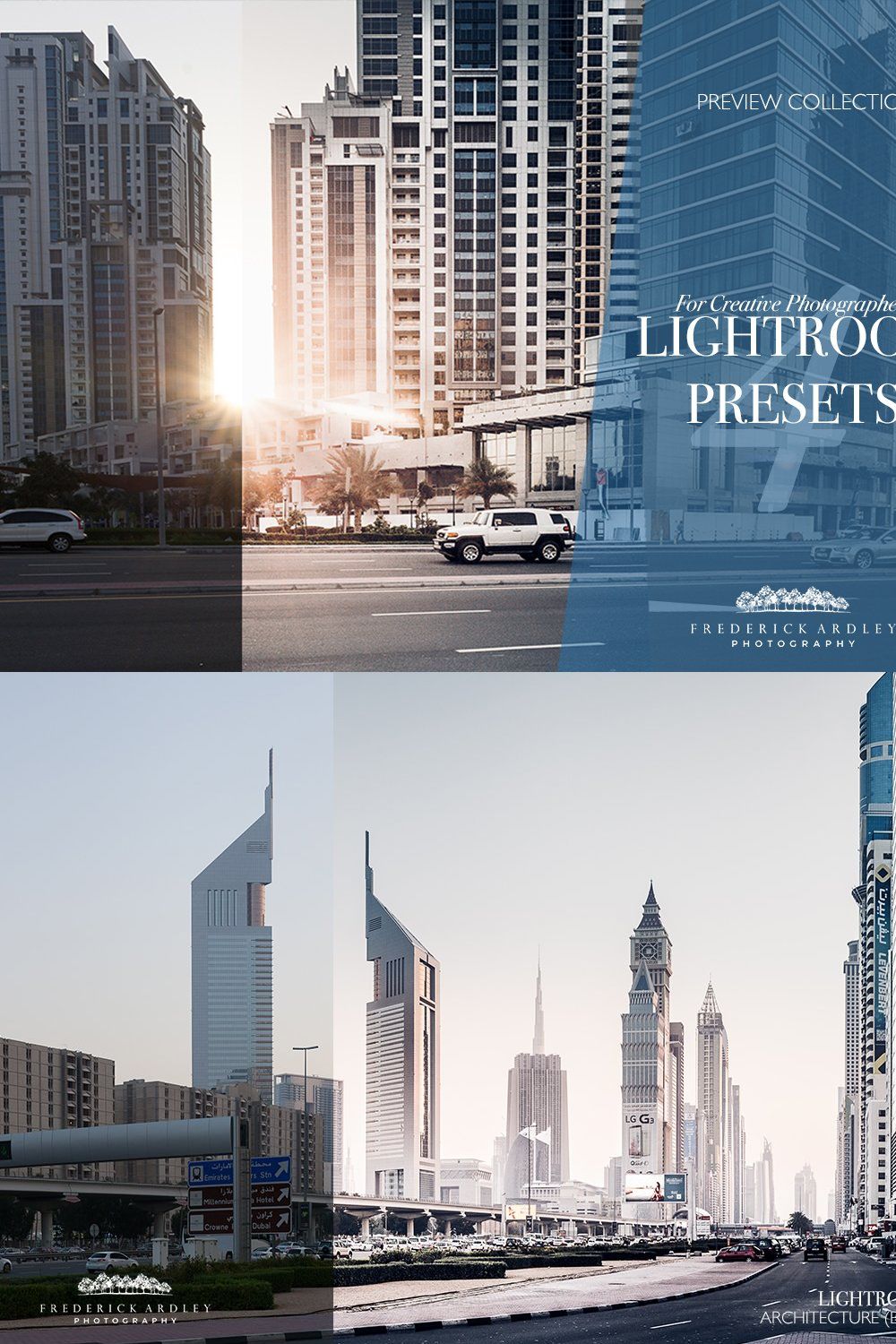Lightroom Presets Preview Collection pinterest preview image.