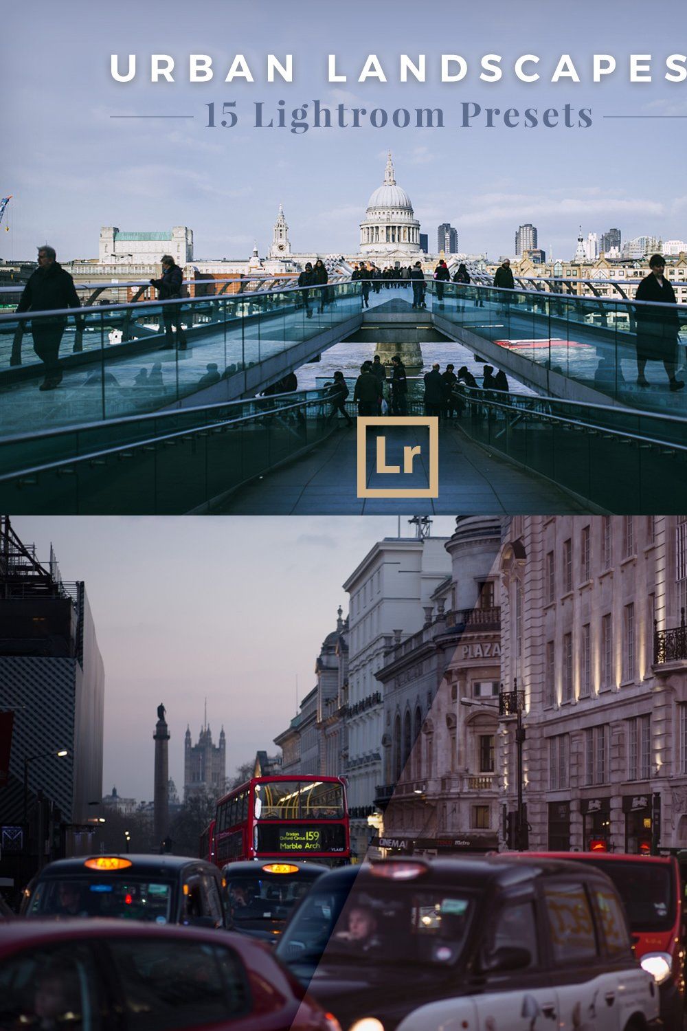 Lightroom Presets - Urban and Street pinterest preview image.