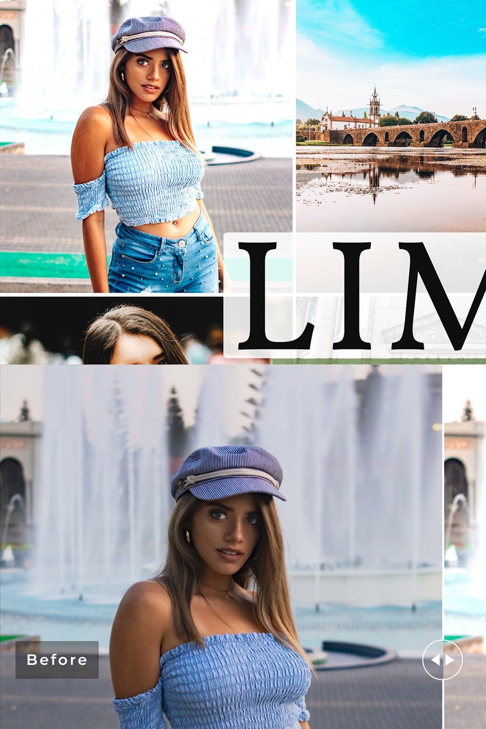 Lima Pro Lightroom Presets pinterest preview image.