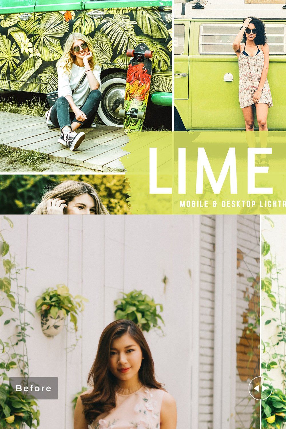 Lime Pie Pro Lightroom Presets pinterest preview image.