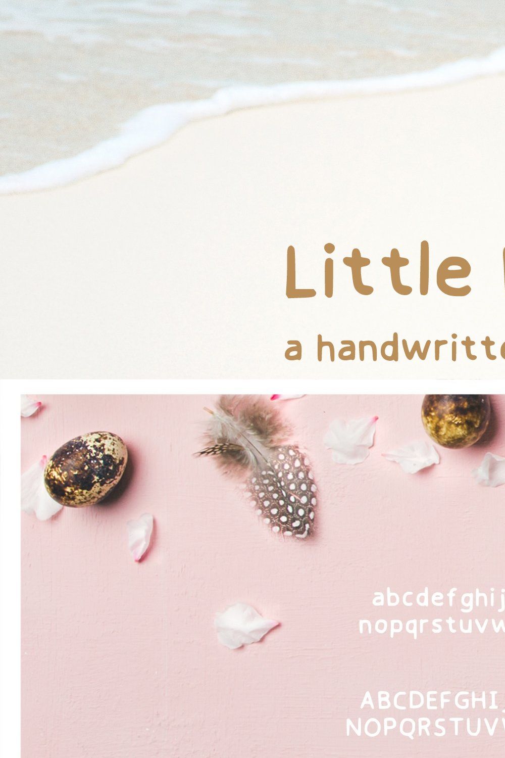 Little Bird a Handwritten Font pinterest preview image.