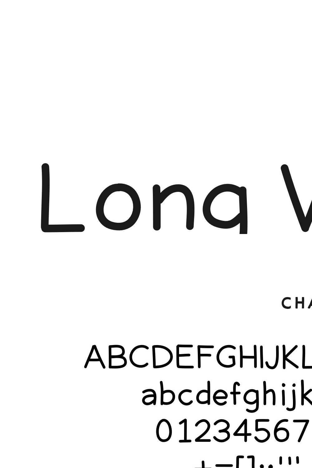 Long Weekend — A Round Monoline Sans pinterest preview image.