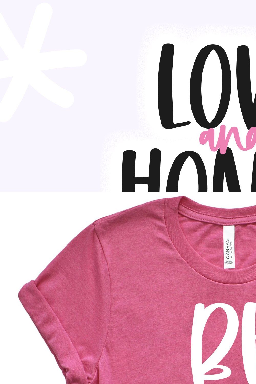 Love and Honey | Quirky Font pinterest preview image.