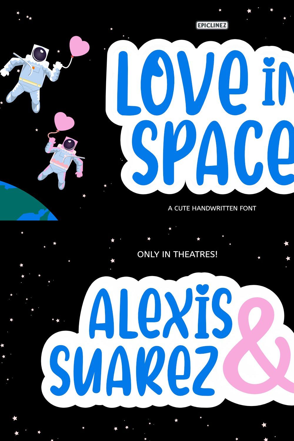 Love In Space pinterest preview image.