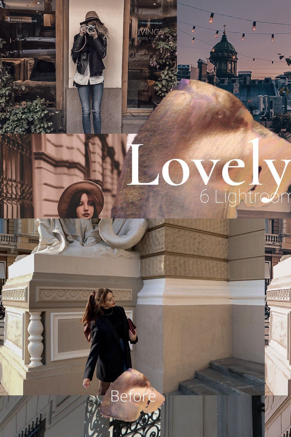 lovely City - Lightroom Preset Pack pinterest preview image.