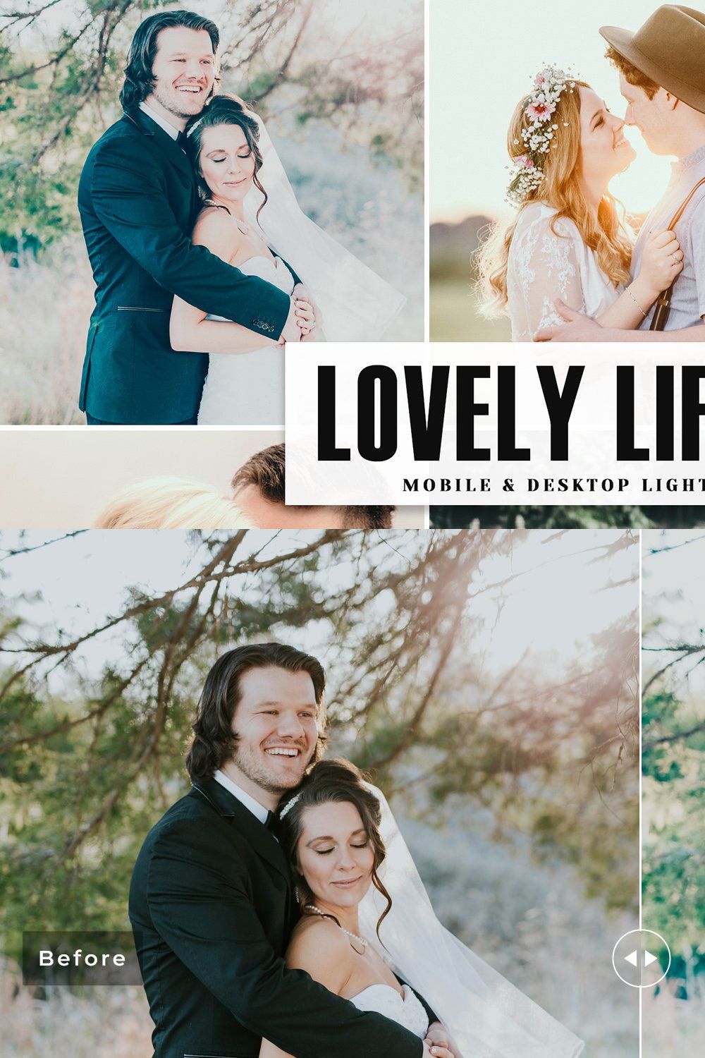 Lovely Lifestyle Lightroom Presets pinterest preview image.