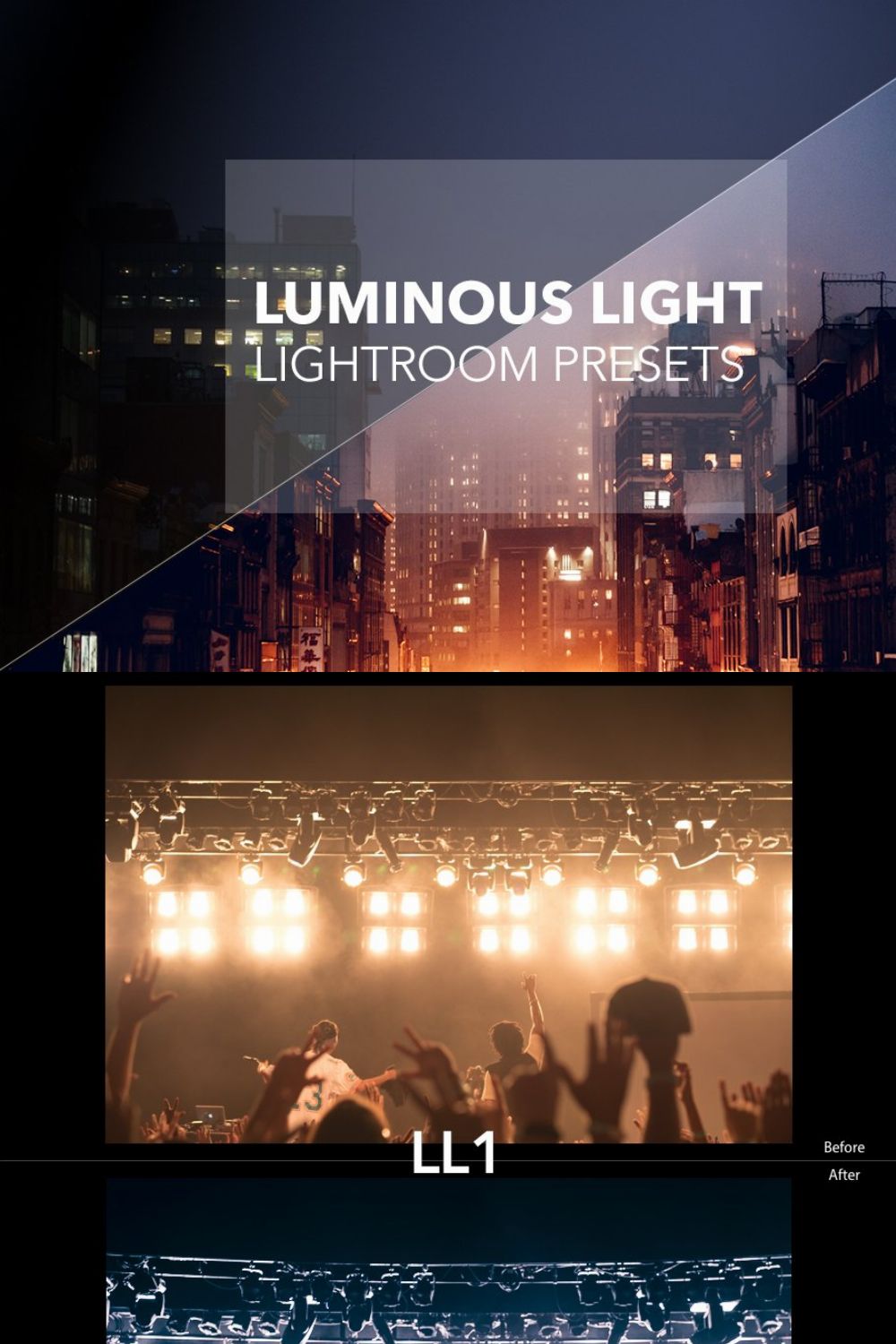 Luminous Light | Lightroom Presets pinterest preview image.